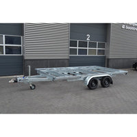 Rimorchio Tiny House 3,6m 3500kg - Telaio Staccabile e Doppio Asse (2x1800kg)