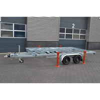 Rimorchio Tiny House 3,6m 3500kg - Telaio Staccabile e Doppio Asse (2x1800kg)