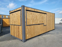 Snack-BOX Bar 20' Privilege con Rivestimento in Legno