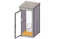 Toilette Portatile Bastone con Lavabo - Ideale per Eventi all'Aperto