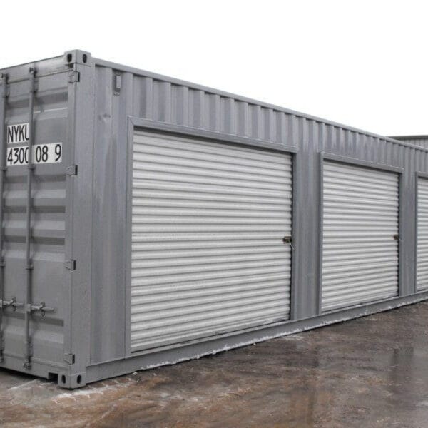Container 40' High Cube con 3 Serrande Avvolgibili Laterali