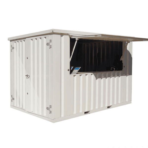 Container Bar Smontabile 4x2 m - Bianco (RAL 9016)